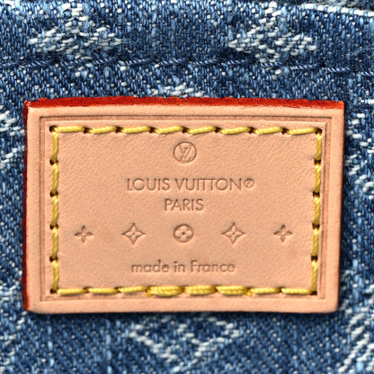 Louis Vuitton Monogram Denim Croissant MM Blue 8 of 14