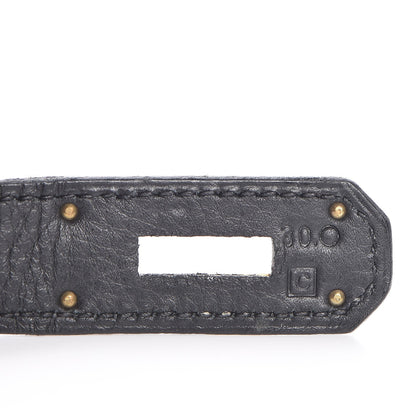 Hermes Taurillon Clemence Kelly 40 Black 23 of 35