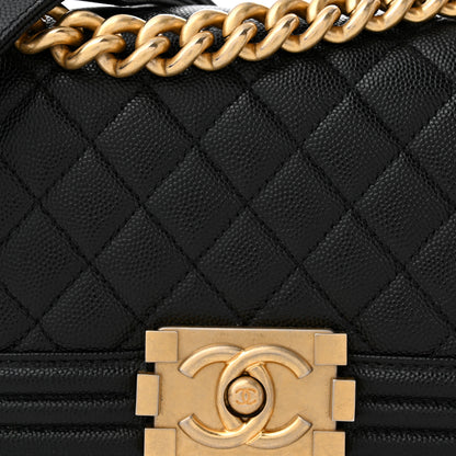 Chanel Caviar Quilted Small Boy Flap Black 8 of 11