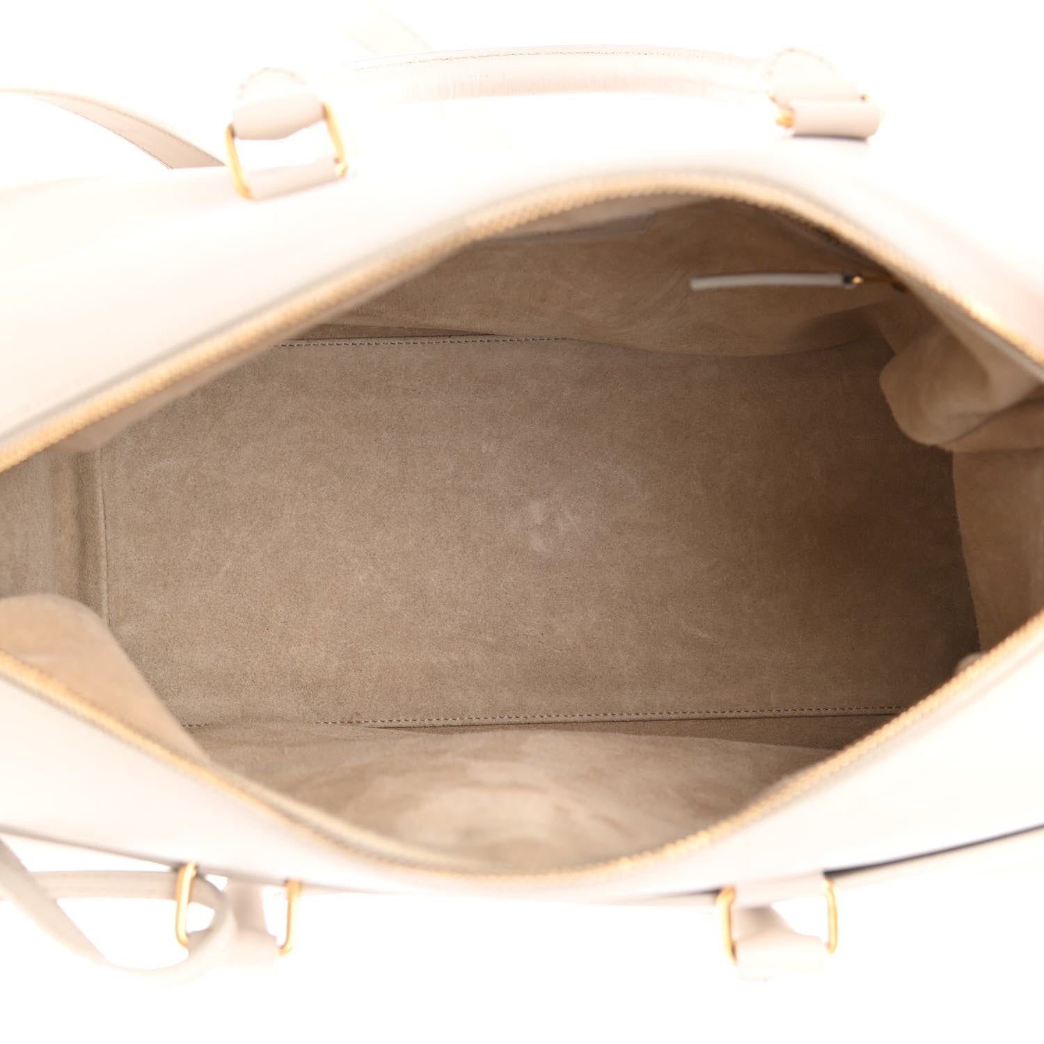 Saint Laurent Calfskin Classic Duffle 6 Dove White 4 of 8