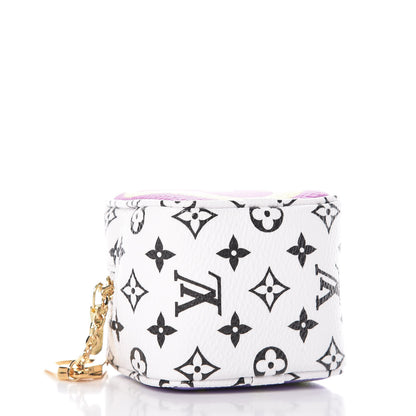 Louis Vuitton Monogram Giant Cube Coin Purse Pink 4 of 7