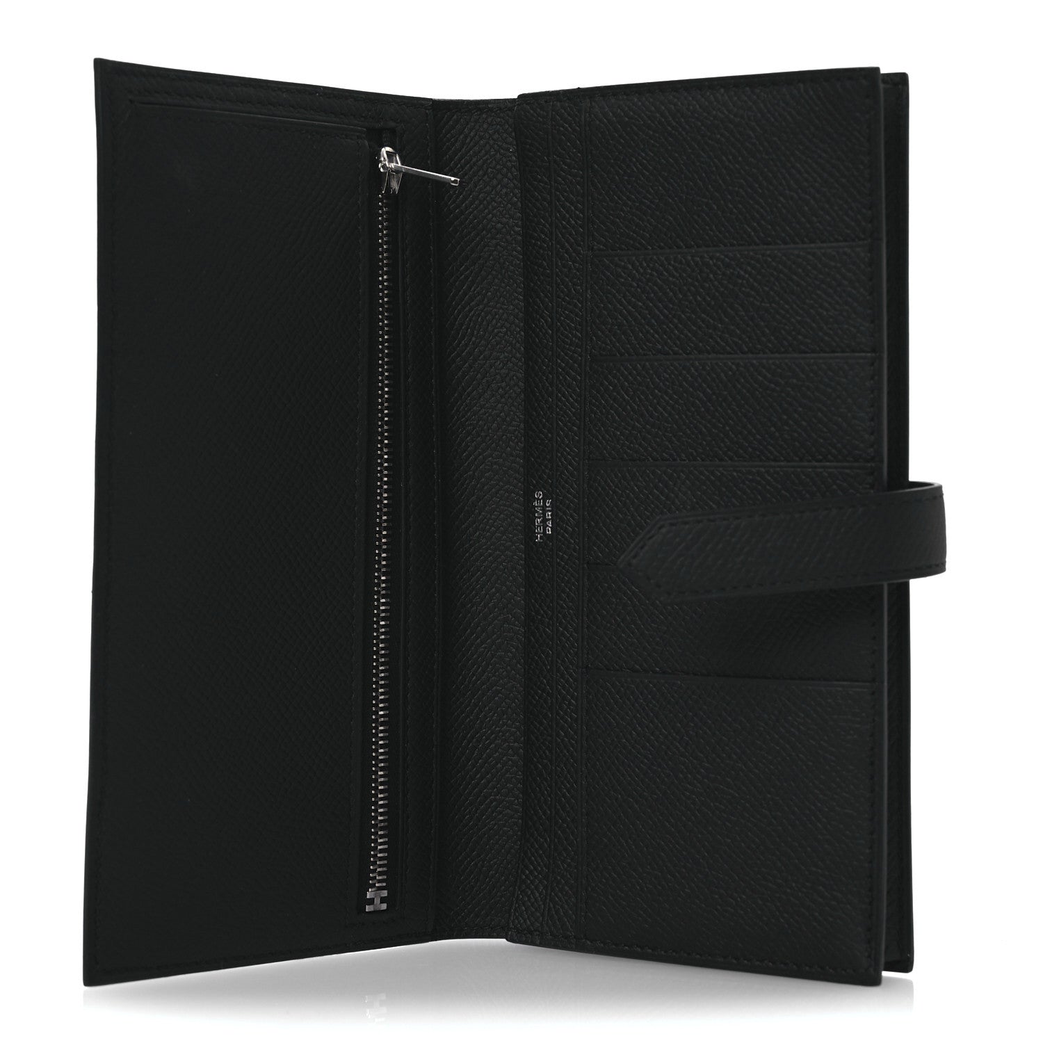 Hermes Epsom Bearn Gusset Wallet Black 5 of 13