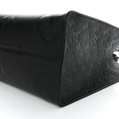 Louis Vuitton Empreinte Monogram Giant Onthego MM Black 9 of 10