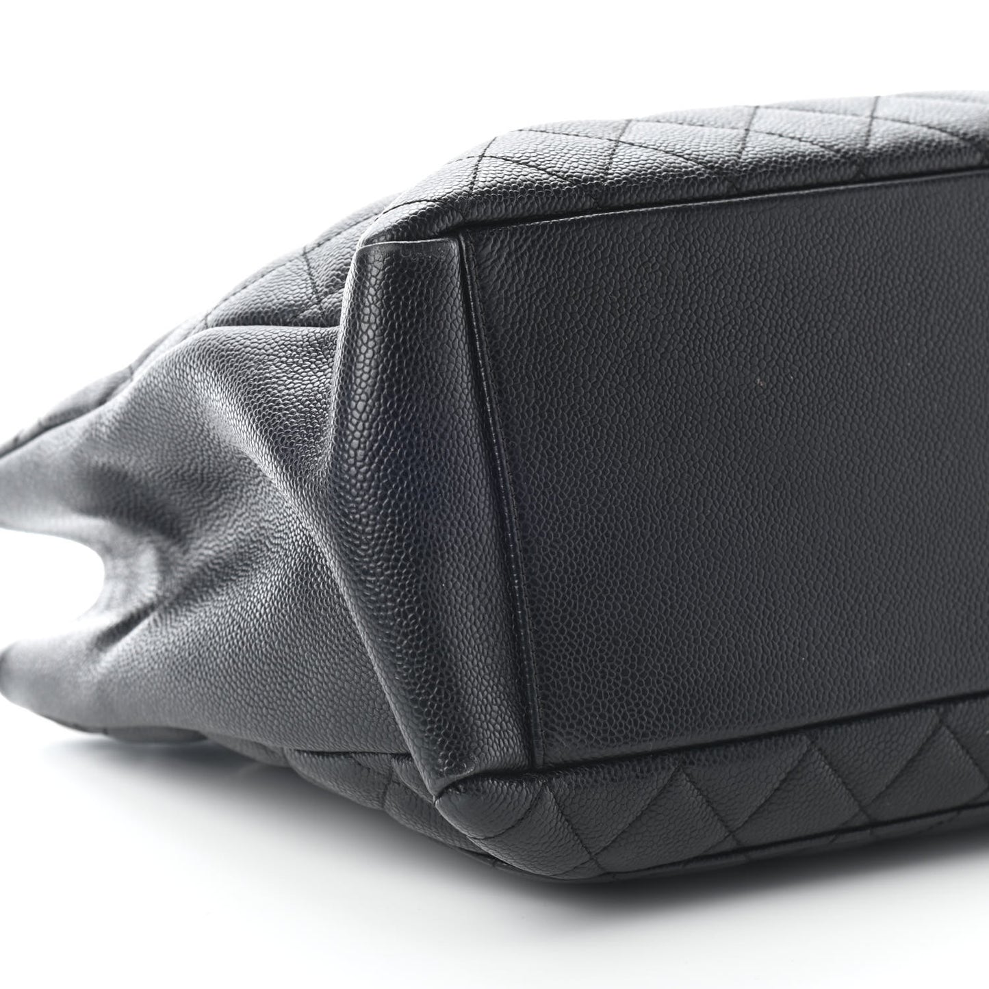 Caviar Quilted Grand Shopping Tote GST Black