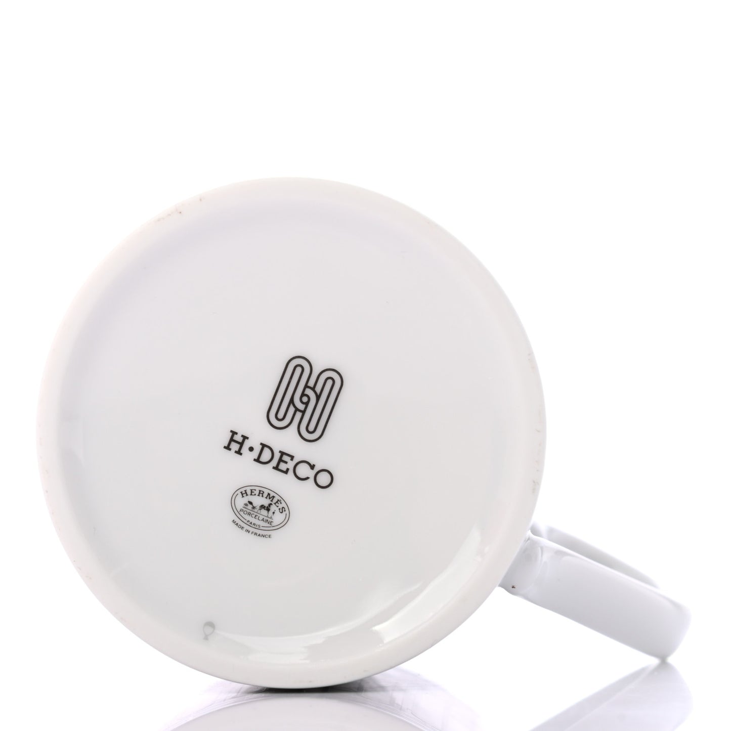 Porcelain H Deco Mug