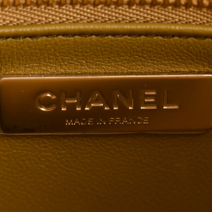Chanel Calfskin Shearling Quilted Mini 31 Shopping Bag Green 6 of 10