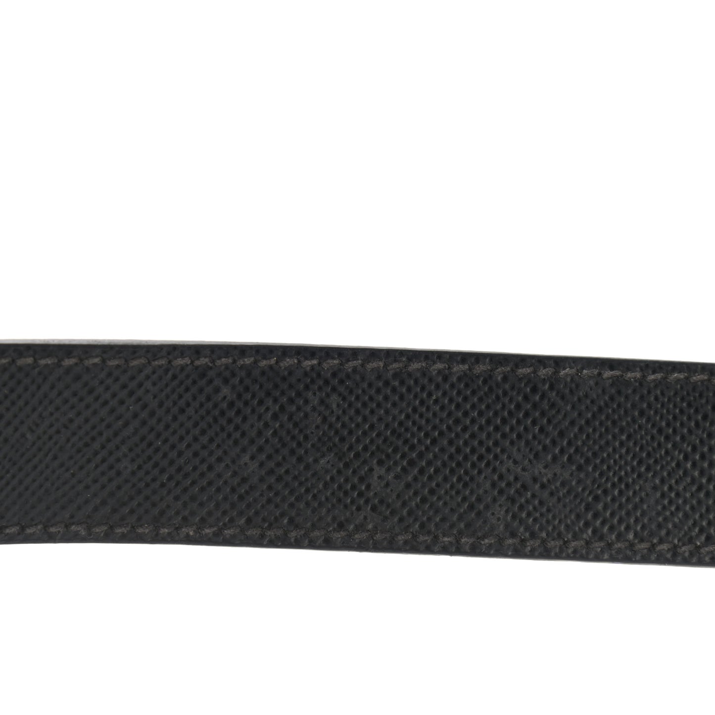 Saffiano Flat Messenger Bag Black