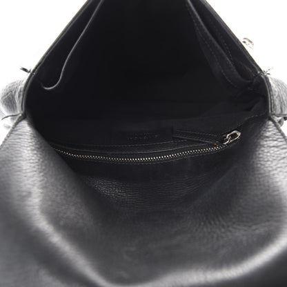 Givenchy Pebbled Calfskin Small Pandora Pure Flap Bag Black 5 of 16
