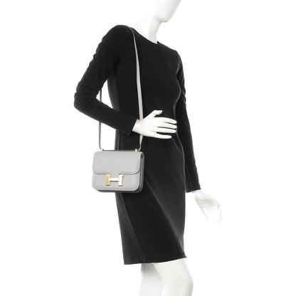 Hermes Epsom Constance 18 Bleu Glacier 2 of 21