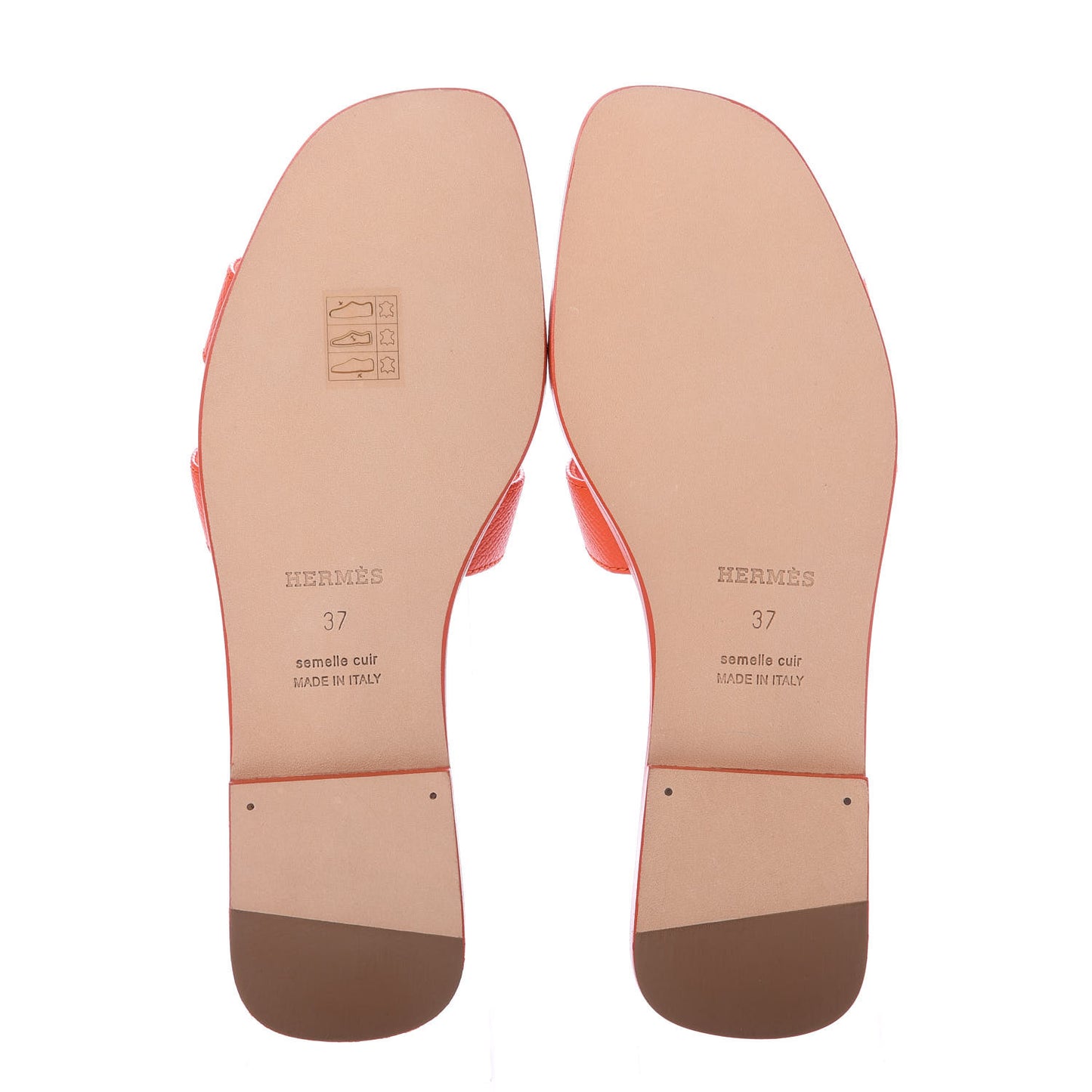 Epsom Oran Sandals 37 Orange Poppy