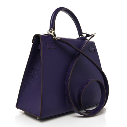 Hermes Epsom Kelly Sellier 25 Iris 3 of 12