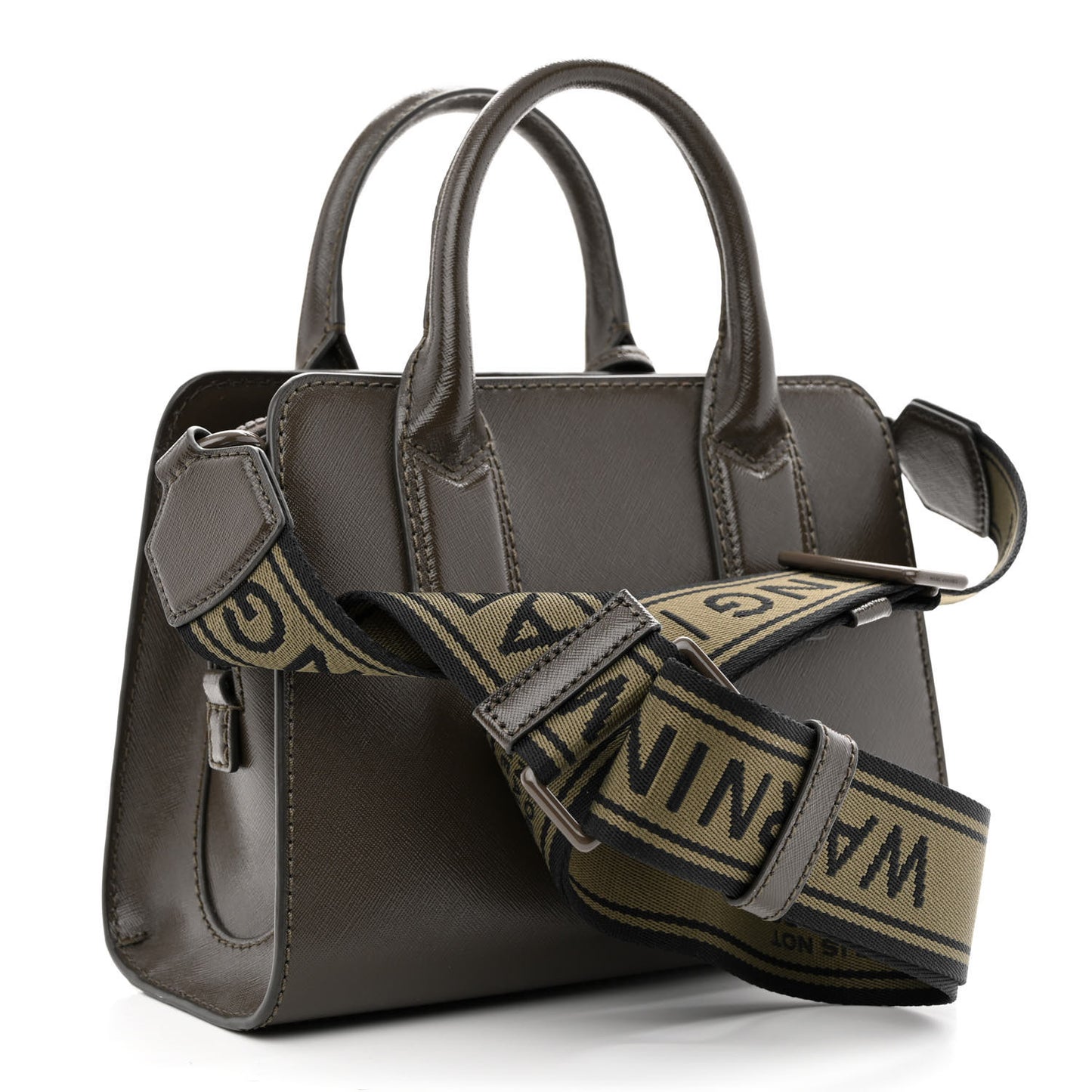 Saffiano Little Big Shot Tote Brown