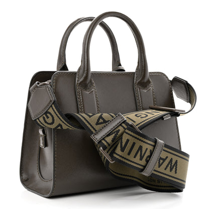 Marc Jacobs Saffiano Little Big Shot Tote Brown 2 of 10