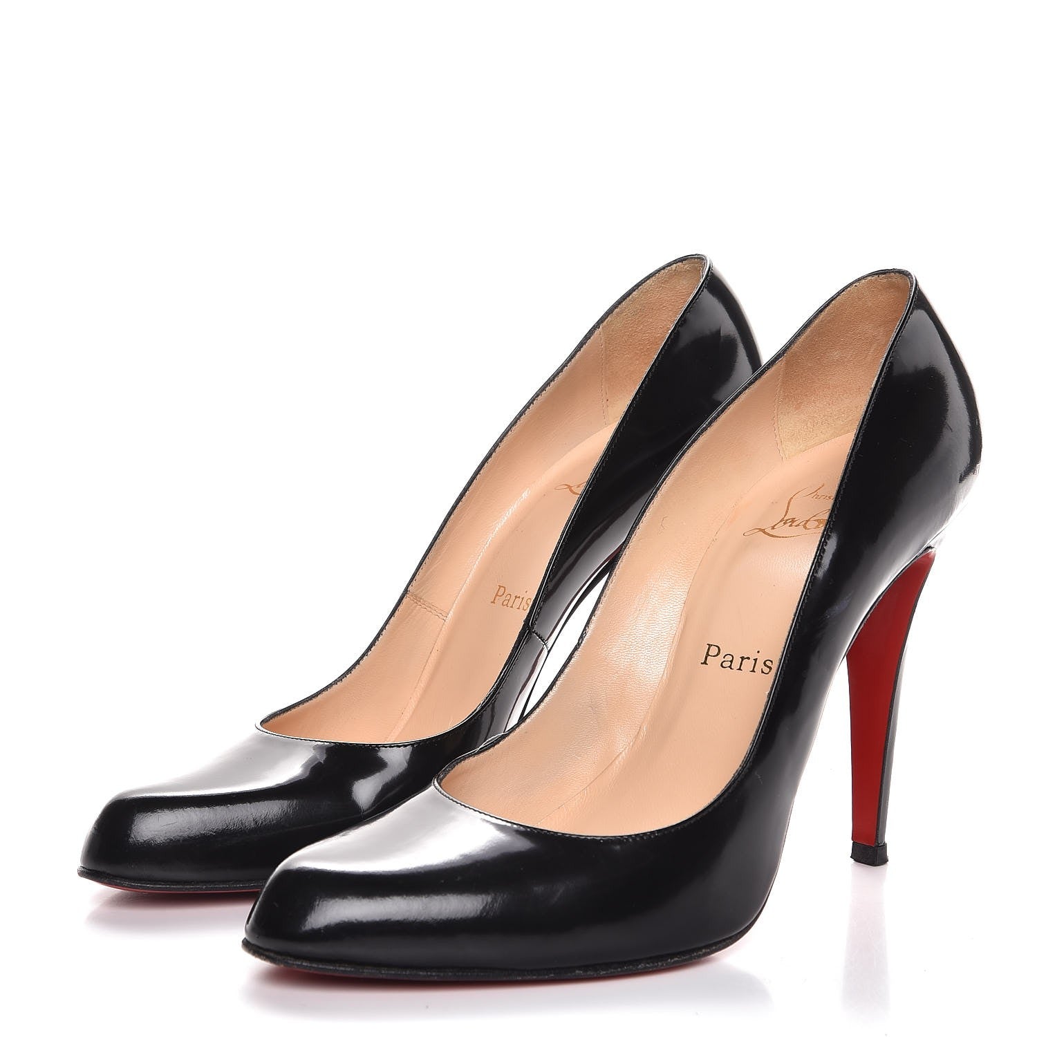 Christian Louboutin Patent Decollete 868 100 Pumps 40.5 Black 3 of 11