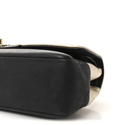 Chanel Metallic Grained Calfskin Medium Classic Pure Double Flap Gold Black 10 of 10
