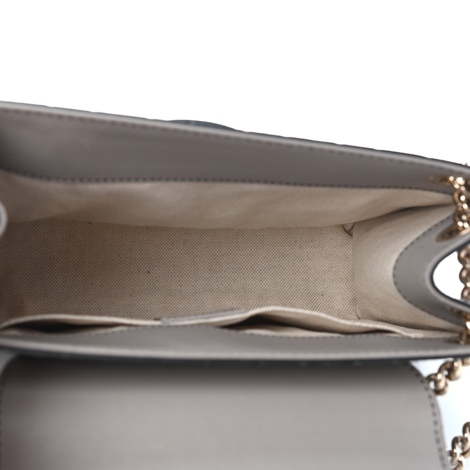 Gucci Guccissima Small Emily Chain Shoulder Bag Storm Grey 4 of 4