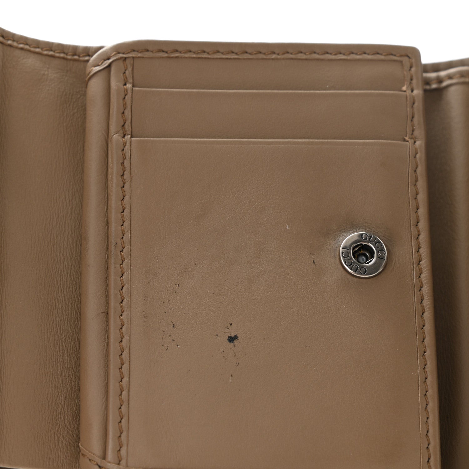 Gucci GG Supreme Monogram Dionysus Card Case Wallet Beige Taupe 11 of 11