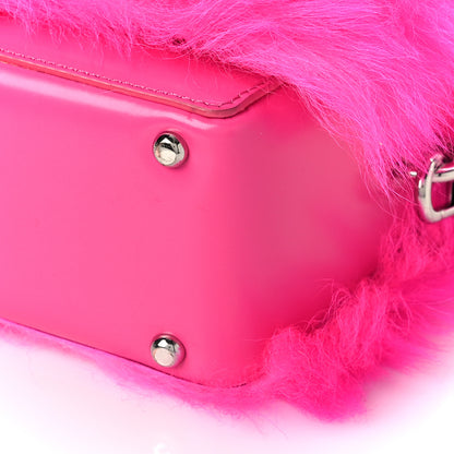 3.1 Phillip Lim Shearling Calfskin Ray Baguette Crossbody Neon Pink 8 of 8