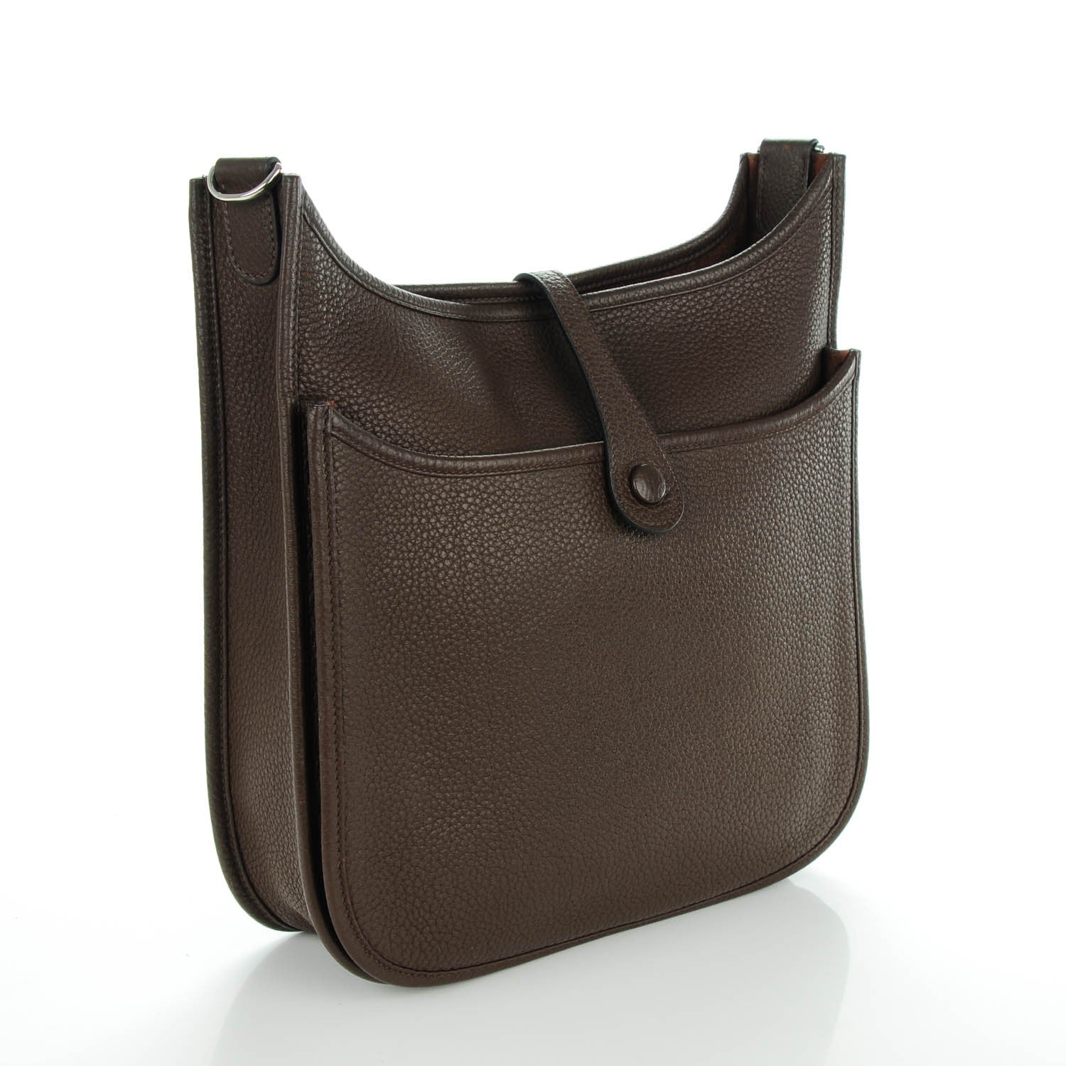 Hermes Taurillon Clemence Evelyne III PM Cafe 3 of 8