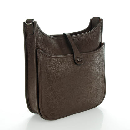 Hermes Taurillon Clemence Evelyne III PM Cafe 3 of 8