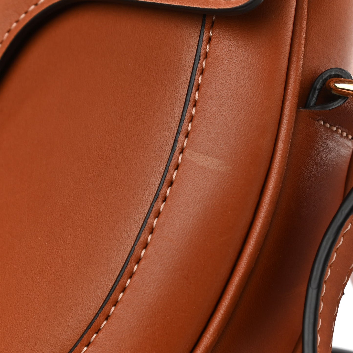 Natural Calfskin Besace Small 16 Tan