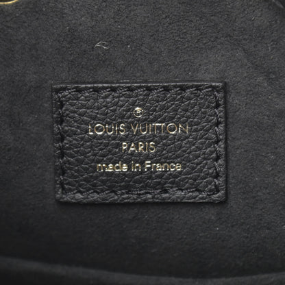 Louis Vuitton Calfskin Lockme Bucket MM Black 6 of 11