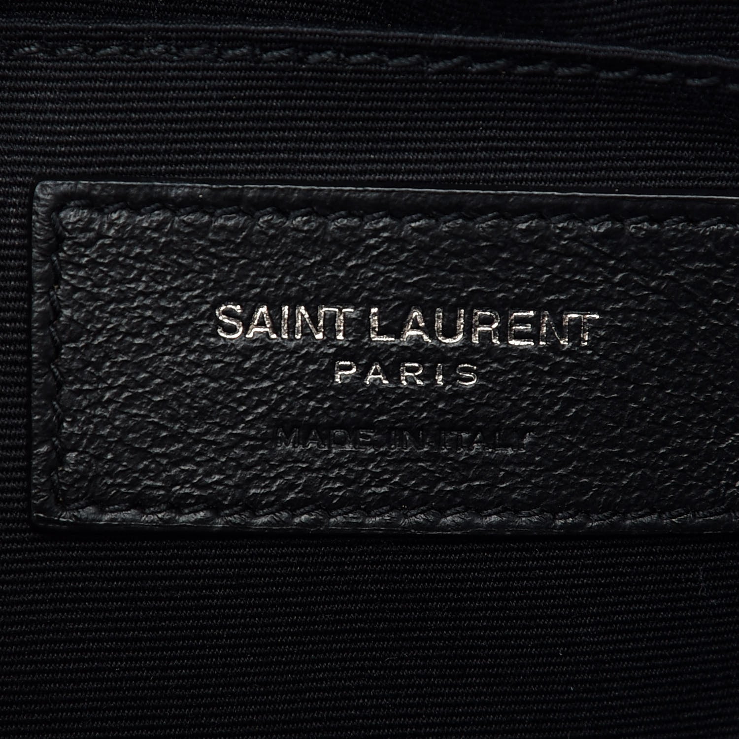 Saint Laurent Metallic Calfskin Matelasse Monogram Lou Camera Bag Silver 8 of 9