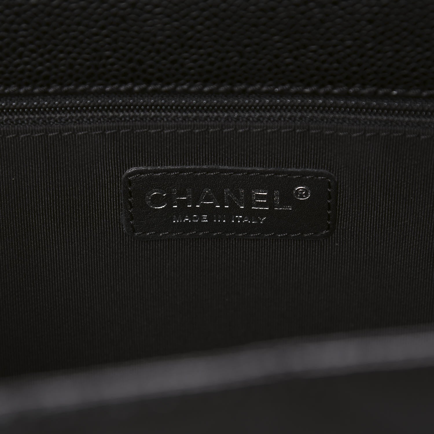 Chanel Caviar Quilted Grand Shopping Tote GST Black 8 of 10