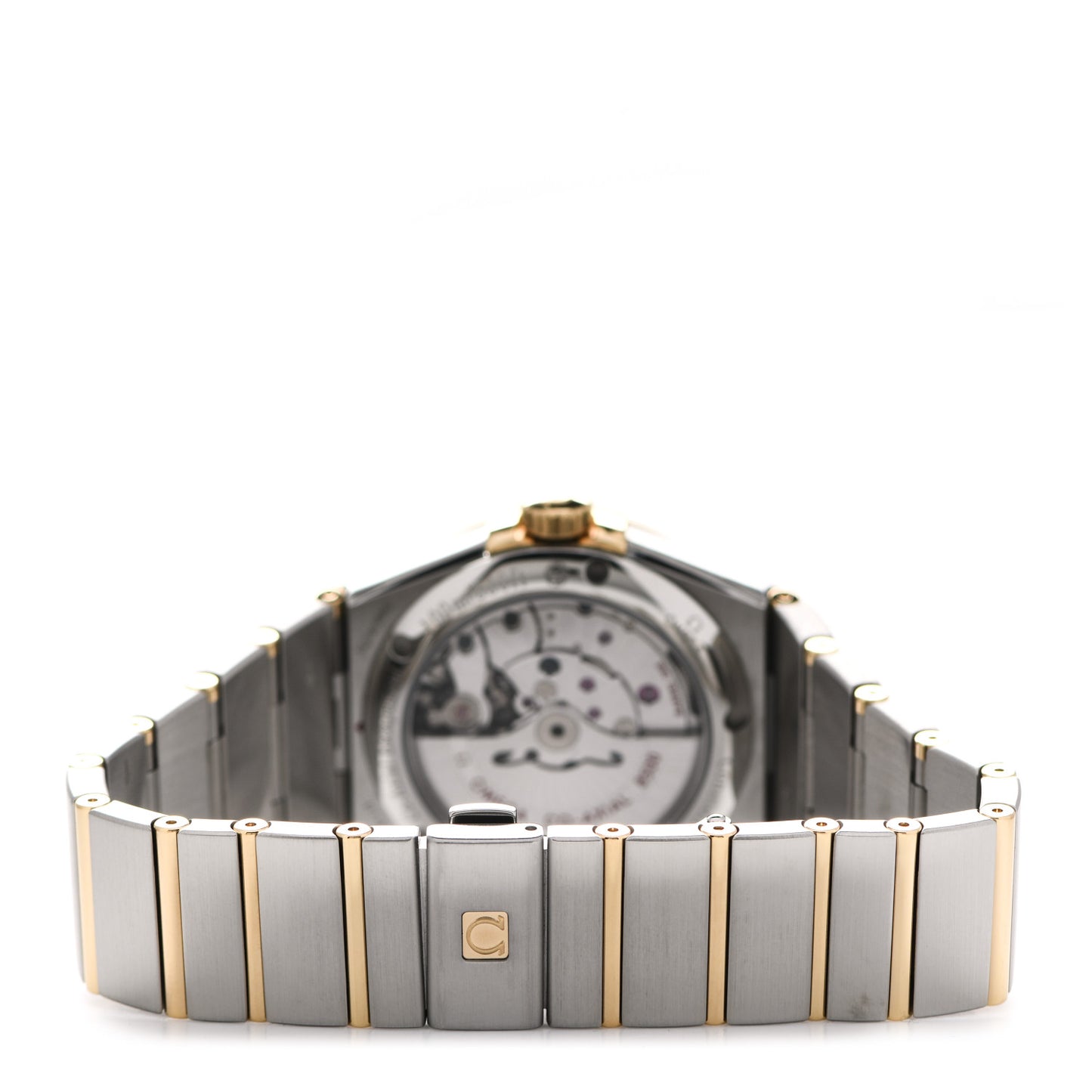 Stainless Steel 18K Yellow Gold Diamond 38mm Constellation Automatic Watch 123.20.38.21.52.002