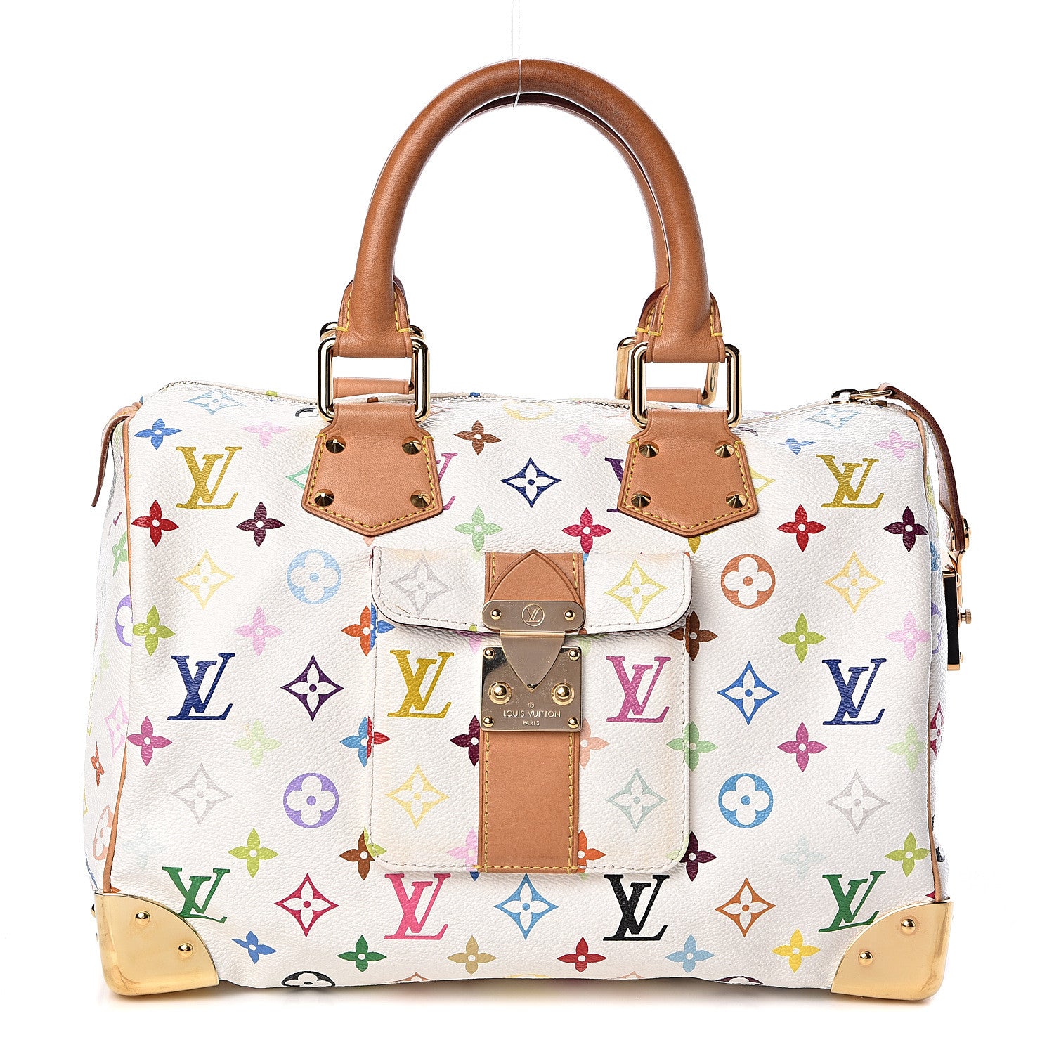 Louis Vuitton Monogram Multicolor Speedy 30 White 1 of 9