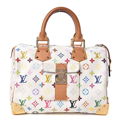 Louis Vuitton Monogram Multicolor Speedy 30 White 1 of 9