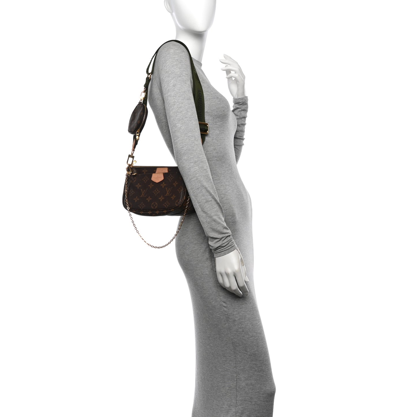Monogram Multi Pochette Accessories Kaki