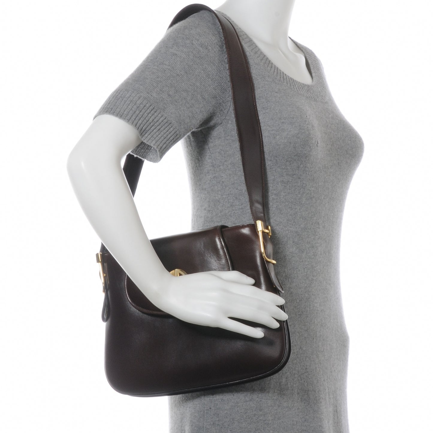 Calfskin 1973 Shoulder Bag Brown