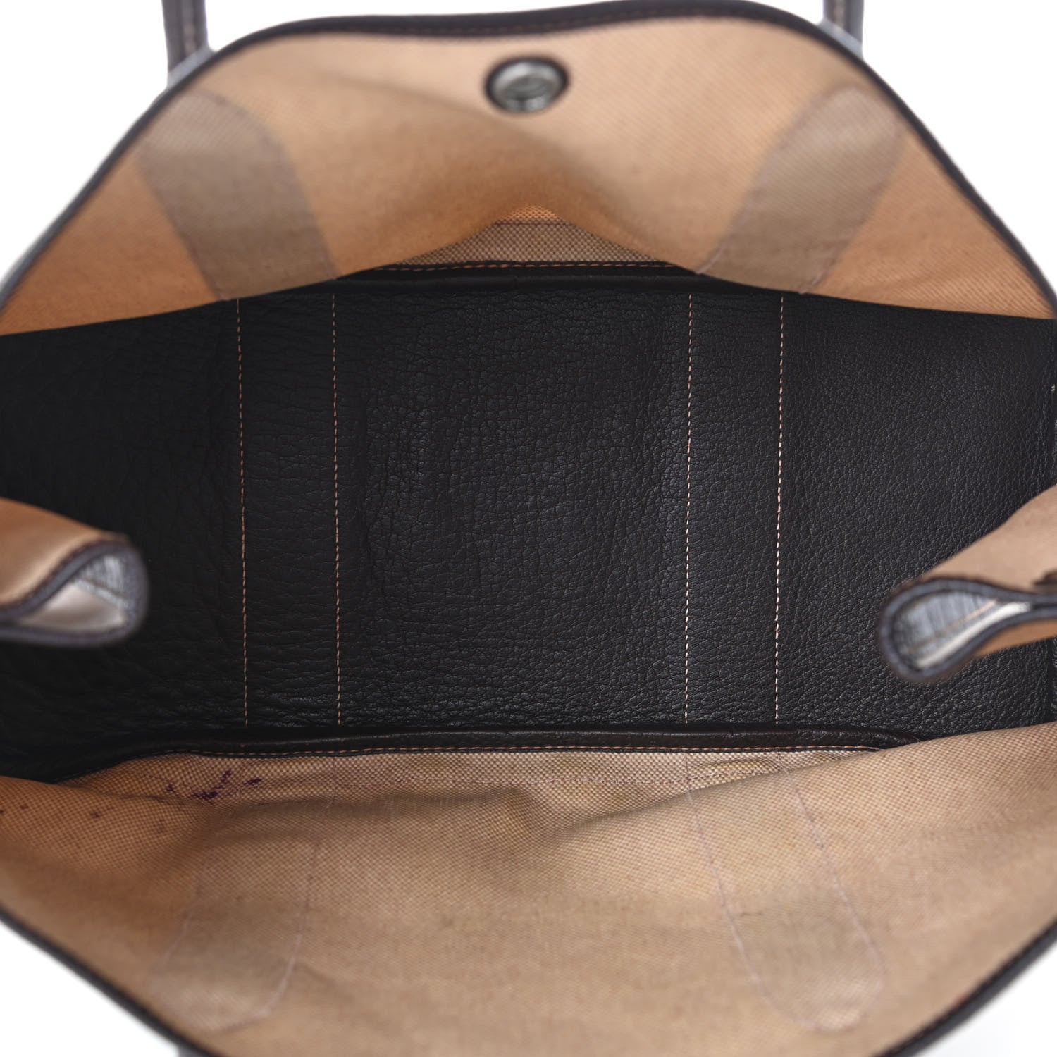 Hermes Toile Buffle Gala Garden Party Tote 36 MM Marron Fonce 5 of 8