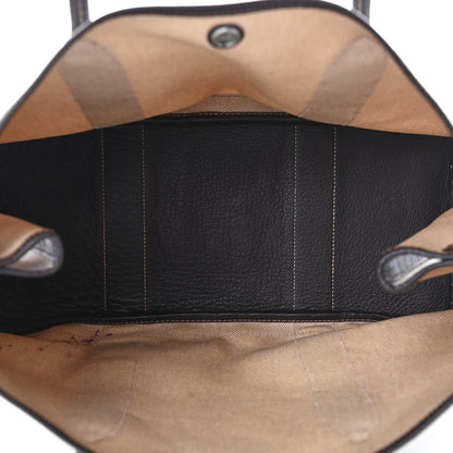 Hermes Toile Buffle Gala Garden Party Tote 36 MM Marron Fonce 5 of 8