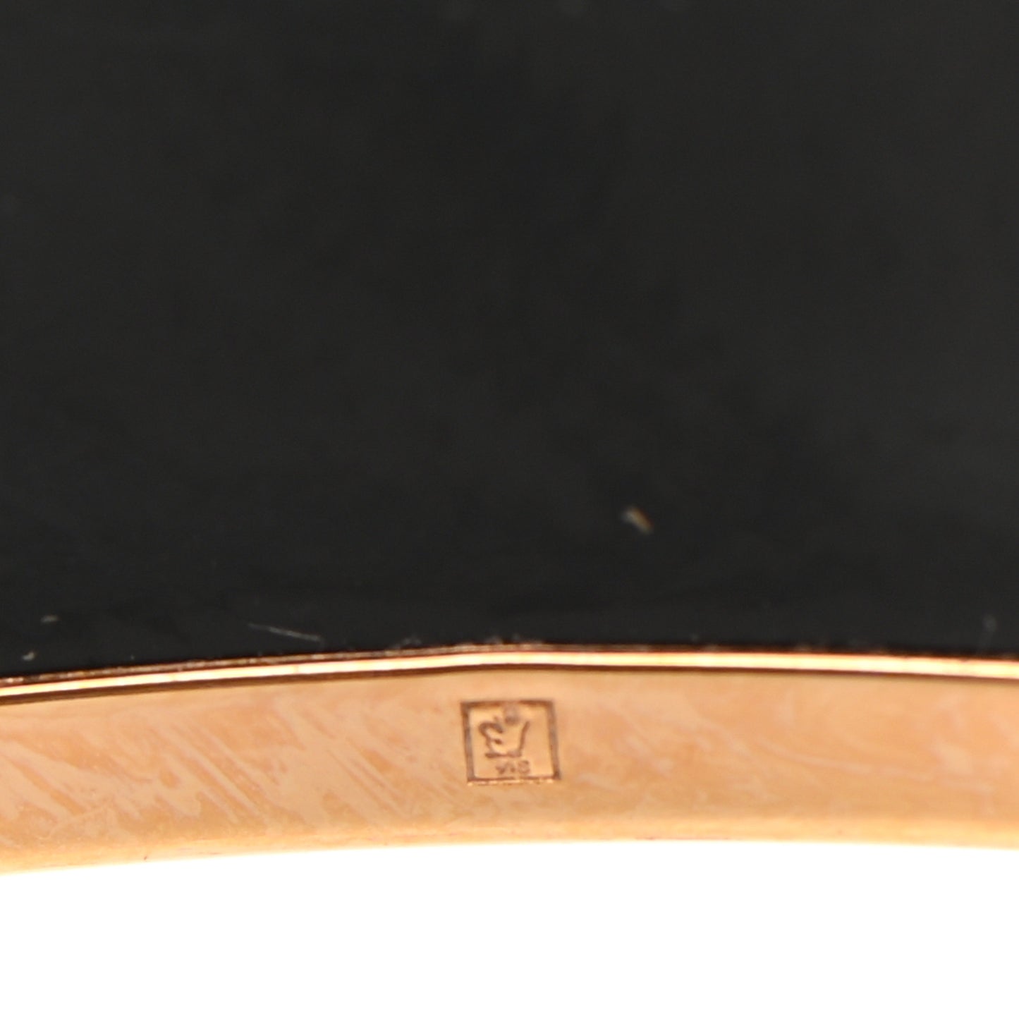 Enamel Printed Wide Cavald'Or Bracelet 70 Romantique