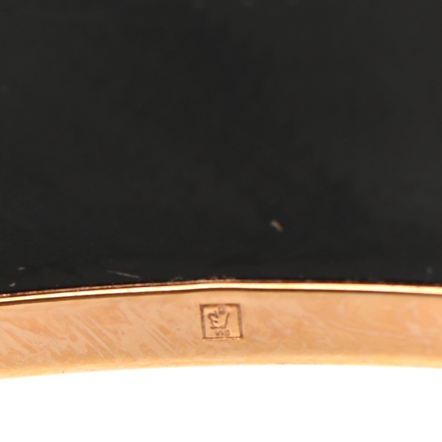 Hermes Enamel Printed Wide Cavald'Or Bracelet 70 Romantique 6 of 6