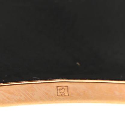 Hermes Enamel Printed Wide Cavald'Or Bracelet 70 Romantique 6 of 6