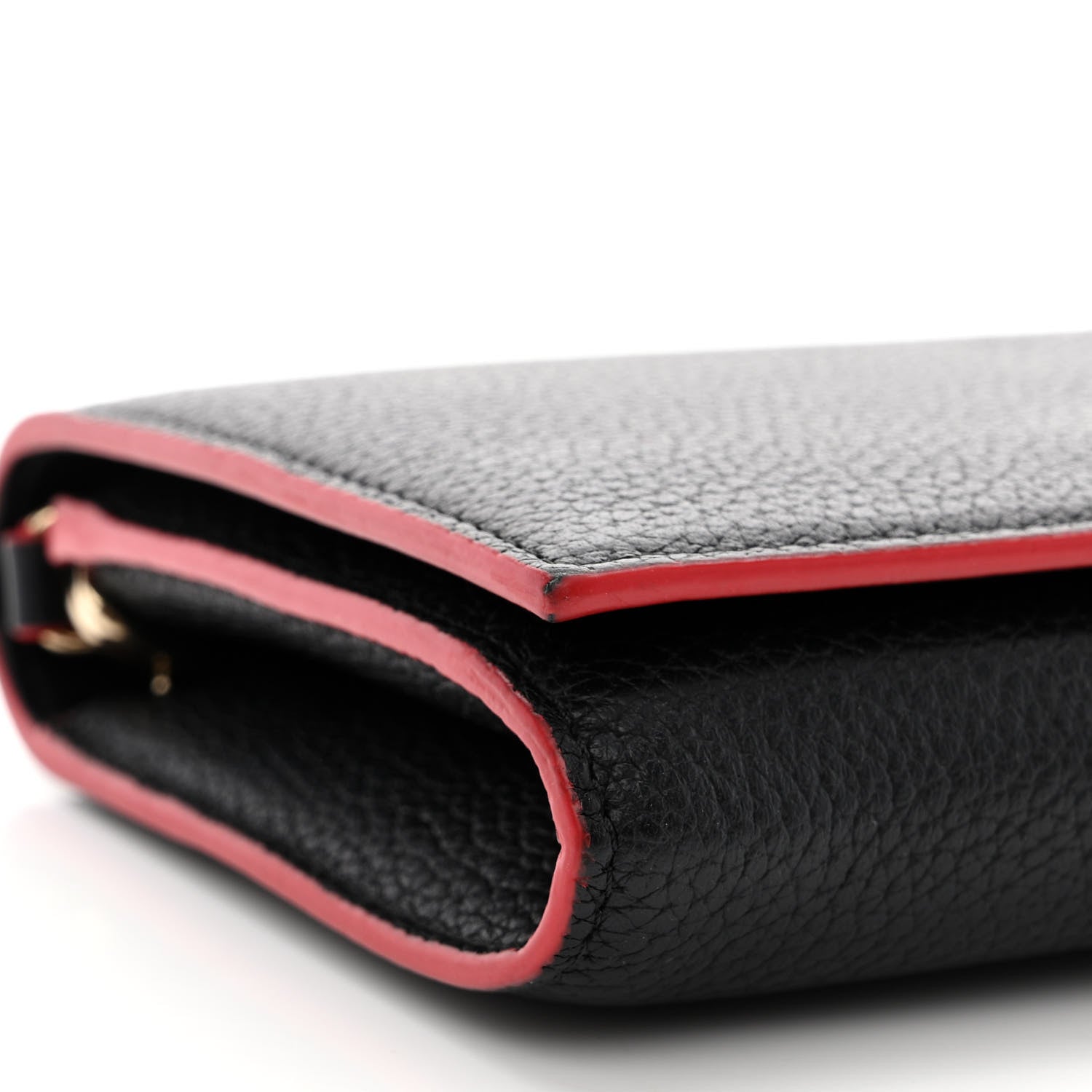 Christian Louboutin Calfskin Boudoir Chain Wallet Black 10 of 12