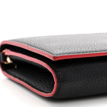 Christian Louboutin Calfskin Boudoir Chain Wallet Black 10 of 12