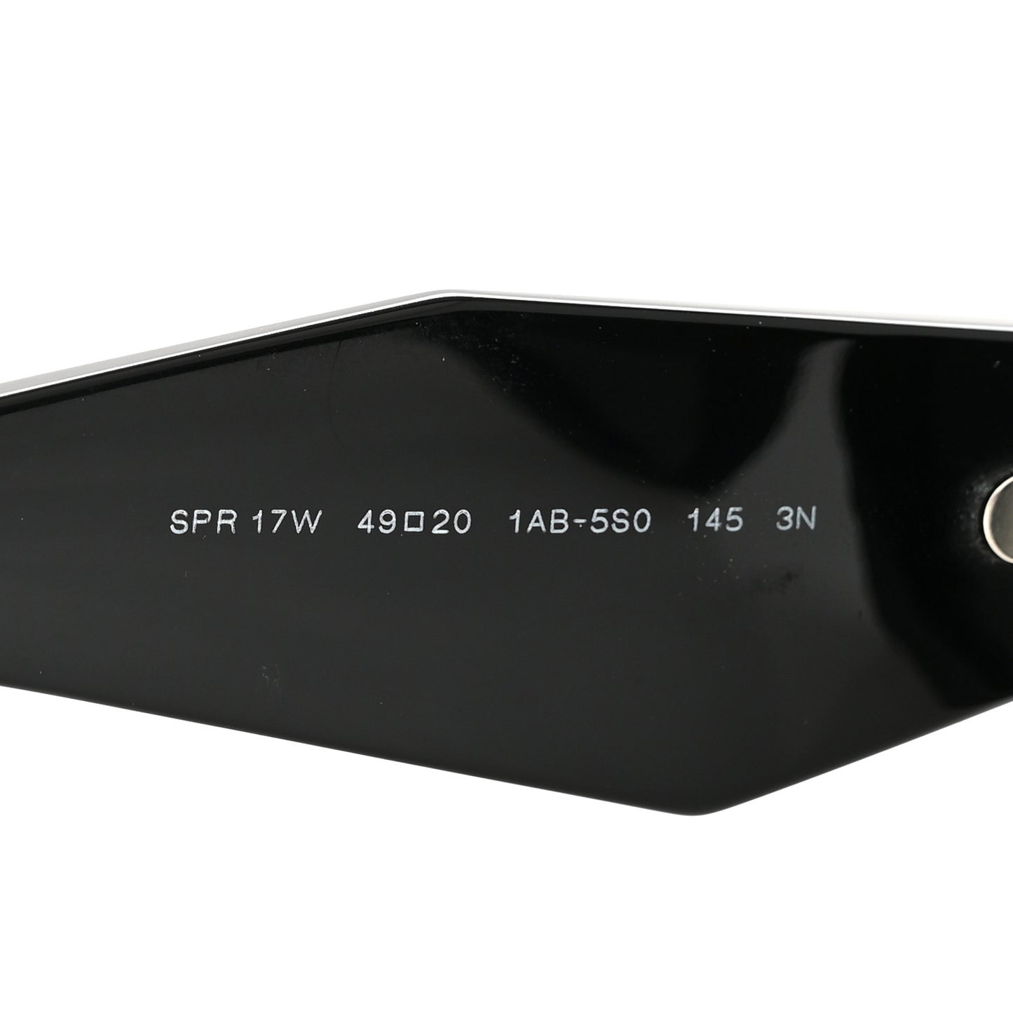 Acetate Symbole Sunglasses SPR 17W Black