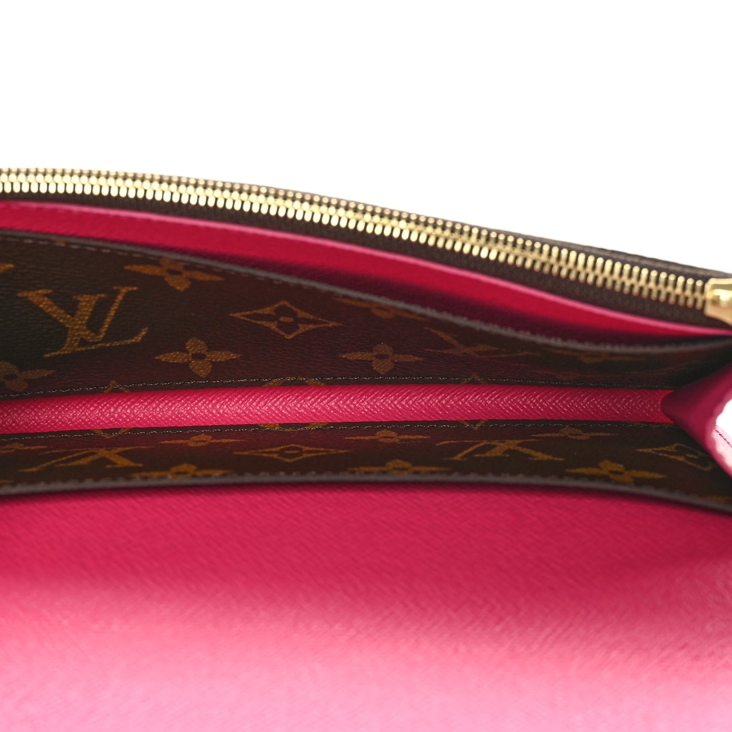 Monogram Bloom Flower Emilie Wallet Fuchsia