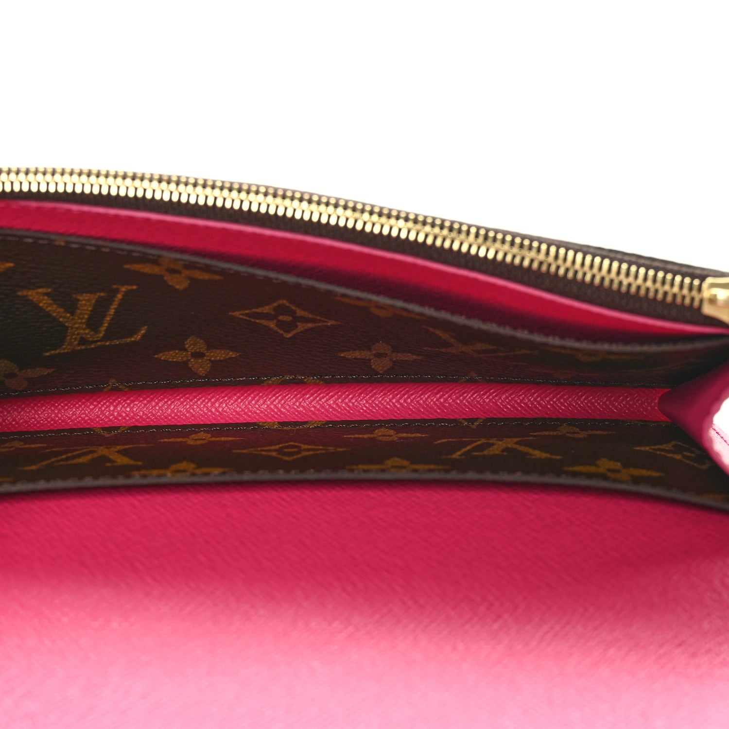 Louis Vuitton Monogram Bloom Flower Emilie Wallet Fuchsia 5 of 7