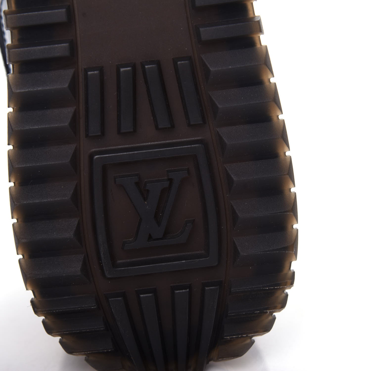 Louis Vuitton Suede Monogram Run Away Sneakers 37.5 Black 9 of 10