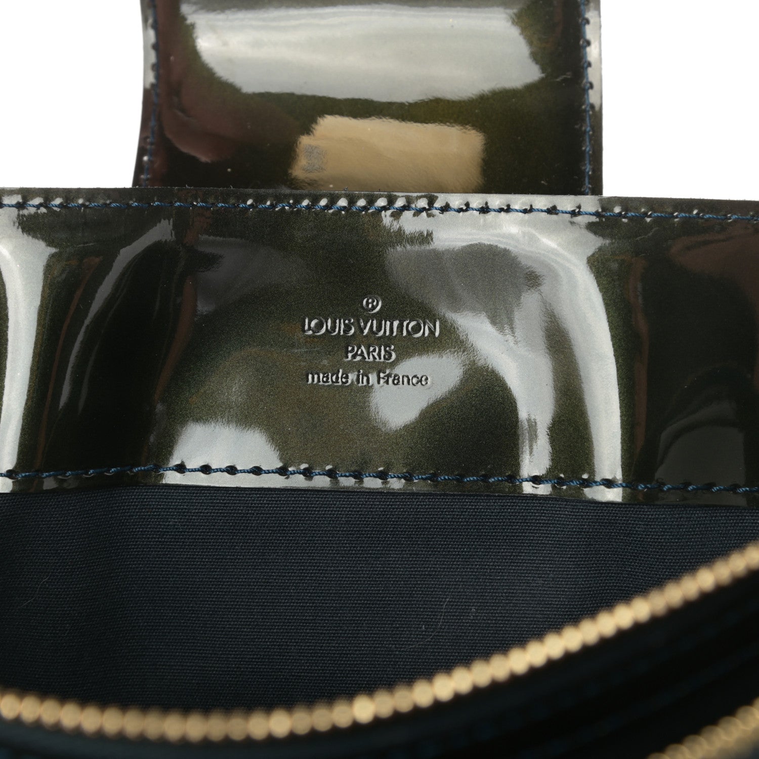 Louis Vuitton Vernis Melrose Avenue Blue Nuit 6 of 8