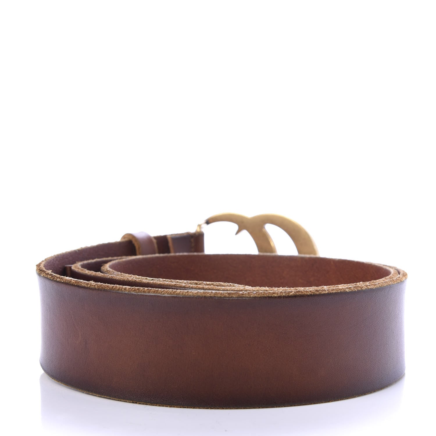 Gucci Faded Calfskin Double G 40mm Belt 90 36 Cuir 2 of 5