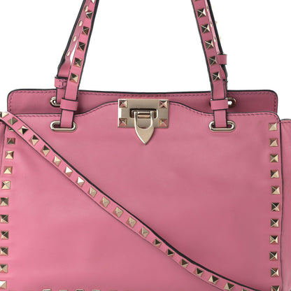 Valentino Garavani Vitello Small Rockstud Tote Ninphea 7 of 20