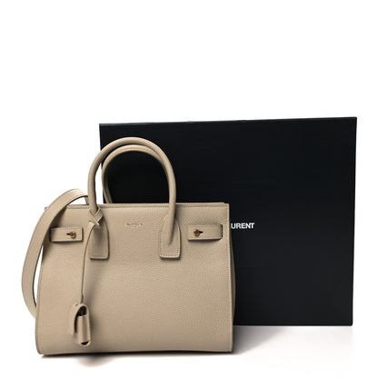 Saint Laurent Grained Calfskin Baby Sac De Jour Beige 11 of 11