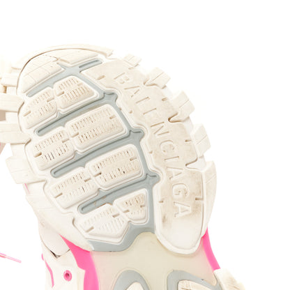 Balenciaga Mesh Rubber Bi-Color Womens Track Sneakers 40 White Fluo Pink 8 of 10