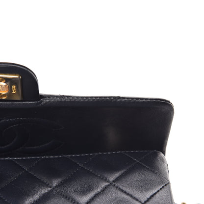 Chanel Lambskin Quilted Mini Square Flap Bag Navy 22 of 30